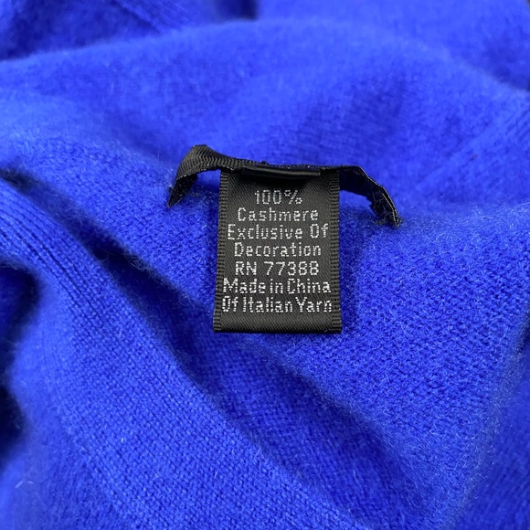 J.Crew 100% Cashmere Blue Sweaterdress Sweater Dress JCrew Small S - Picture 7 of 7